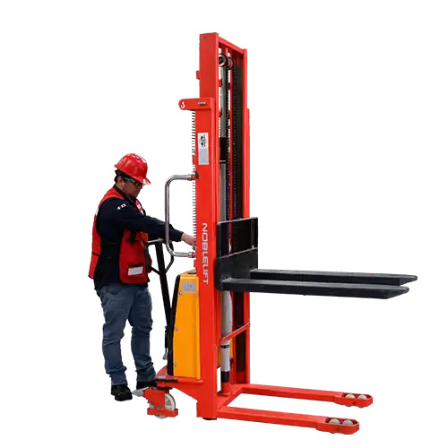 que es un apilador semielectrico