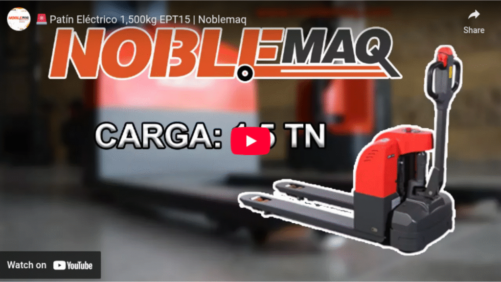 VIDEO PATIN ELECTRICO INDUSTRIAL PTE15-C