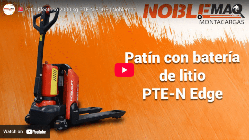 VIDEO PATIN ELECTRICO INDUSTRIAL PTE20N EDGE