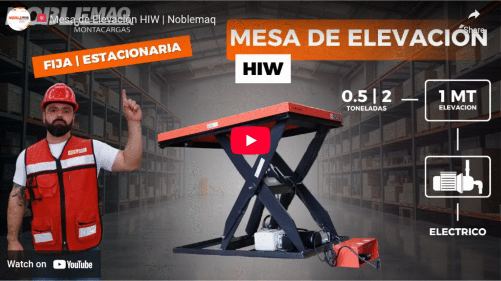 VIDEO MESA DE ELEVACION HIW