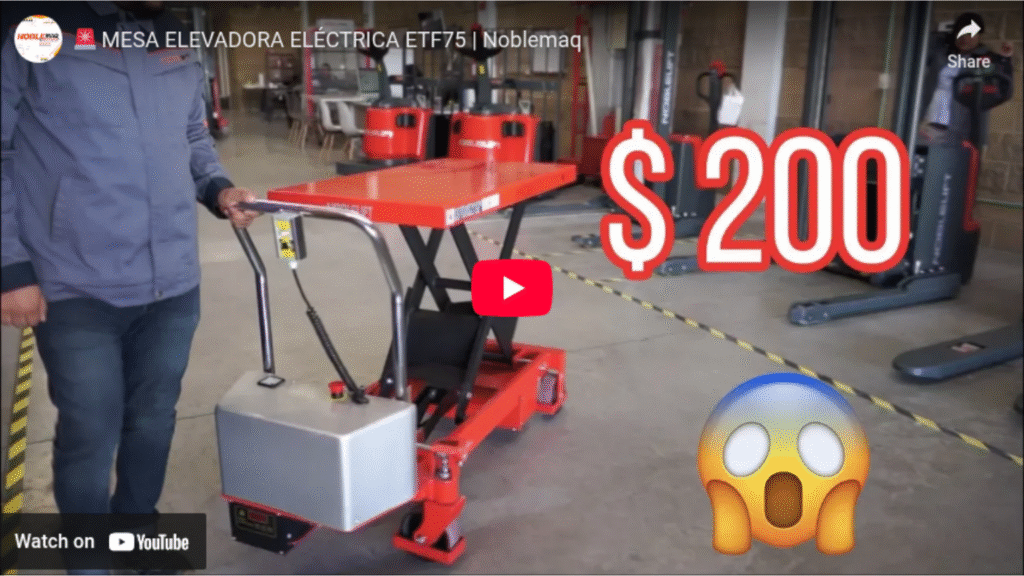 VIDEO MESA ELEVADORA ETF75